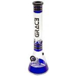 Grace Glass Skleněný bong Classic Beaker Blue 45 cm – Zboží Dáma