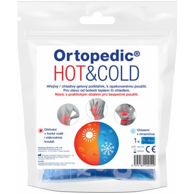 Swiss Med Ortopedic Hot&Cold hřejivý chladivý gelový polštářek velký 13x29 cm