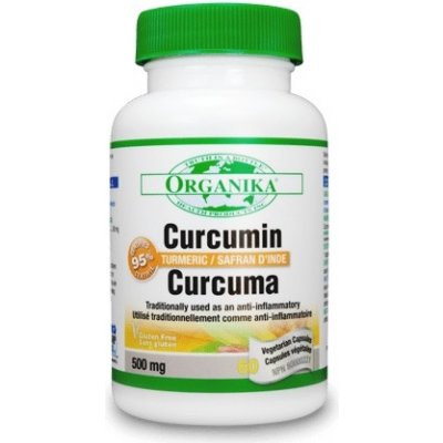 Organika Kurkumin silný zdroj antioxidantů 60 kapslí