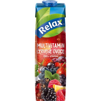 Relax Select multivitamín červené ovoce 12 x 1 l – Zboží Dáma