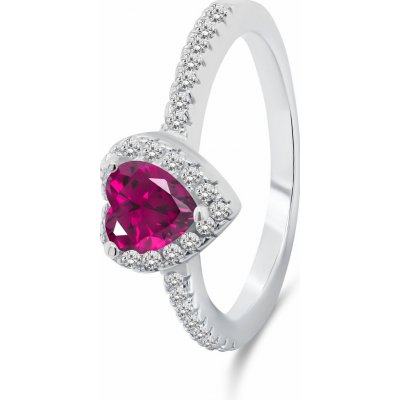 Brilio Silver stříbrný prsten Srdce RI047WR – Hledejceny.cz