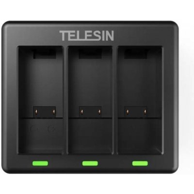 Telesin 3-slot nabíječka na GoPro Hero 9 / Hero 10 černá TEL71012 TEL71012 – Zboží Živě