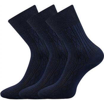 Boma ZDRAV ponožky 3 páry Tmavě modrá