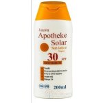JutaVit Apotheke Solar Sun lotion SPF30 opalovací mléko 200 ml – Zboží Dáma