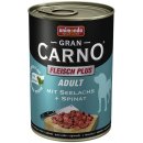 Animonda Gran Carno Fleisch Adult losos & špenát 6 x 400 g