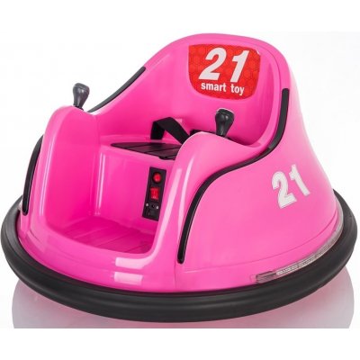 mamido Elektrické vozítko Autodrom 360 s Joystickem růžové