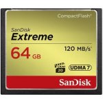 SanDisk CompactFlash Extreme 64 GB UDMA7 SDCFXSB-064G-G46 – Zboží Mobilmania
