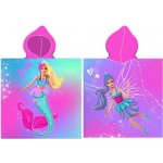 Carbotex dětské pončo Barbie Duhová Mořská Panna 50 x 115 cm – Hledejceny.cz