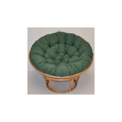 Axin trading Relaxační papasan Artemis 115 cm ratan látka medová zelený – Sleviste.cz