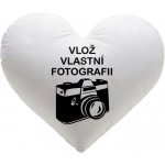Impar Polštář s vlastní fotkou Srdce 36x36 – Hledejceny.cz