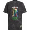 Pánské Tričko adidas pánské tričko s krátkým rukávem WWH AOP TEE IX0099 Černá