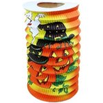 Lampion HALLOWEEN s dřevenou hůlkou 15 cm – Hledejceny.cz