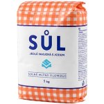 Solné Mlýny jedlá sůl s jódem 1 kg – Zboží Dáma