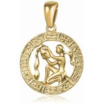 JVD Pozlacený přívěsek Vodnář SVLP0713XH2GOVO – Zboží Dáma