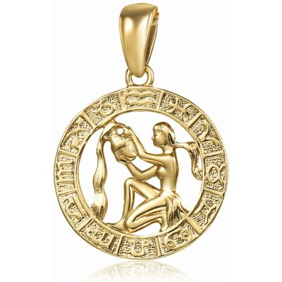 JVD Pozlacený přívěsek Vodnář SVLP0713XH2GOVO – Zboží Dáma