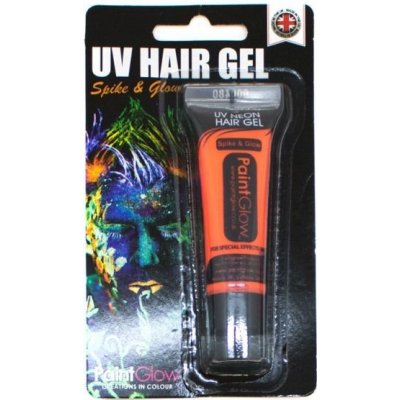 Smiffys barva na vlasy gel oranžový UV 10 ml