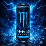 Monster Electric Blue Eergetický nápoj s příchutí modré maliny 473 ml – Hledejceny.cz