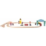 Teddies Vlak na klíček + 2 vagónky s kolejemi plast 7cm asst 2 barvy – Hledejceny.cz