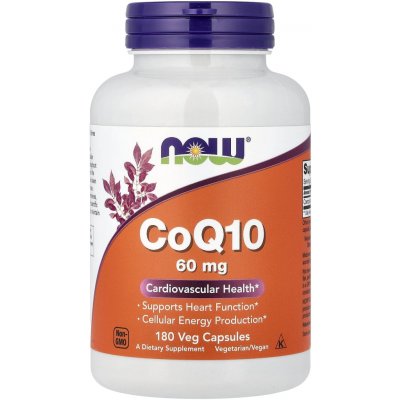 Now Foods Foods CoQ10 60mg 180 kapslí – Hledejceny.cz