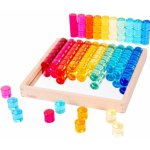 TickIt Zrcadlový tác s drahokamovými kostkami – Zboží Živě