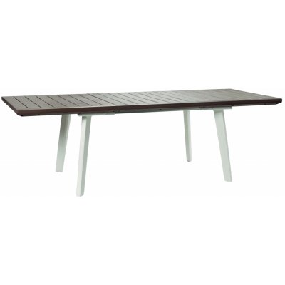 Keter Zahradní stůl Harmony rozložitelný 162-241 cm bílá/cappucino 230758 – Zboží Mobilmania