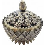 Nefertitis Kadidelnice kovová Lotosový květ barva bronzová 6 cm NF29773 - cca 6 cm – Hledejceny.cz