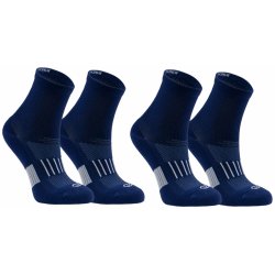 Kalenji dětské vysoké ponožky na atletiku Confort modré 2 páry