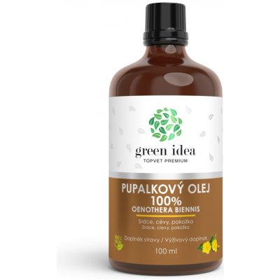 Green idea Pupalkový olej 100% 100 ml