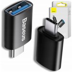 Baseus ZJJQ000001 Ingenuity Mini OTG Adaptér z USB-A na USB-C Black 6932172605643 – Zboží Živě