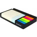 MemoBox zásobník s pozn. lístky a záložkami Donau, 164x104x24 mm, černý – Hledejceny.cz