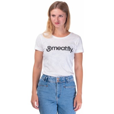 Meatfly Ladies Mf Logo B white – Zboží Dáma