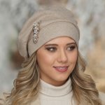Dámská čepice Krumlovanka W-0850/Z5P béžový melange – Hledejceny.cz
