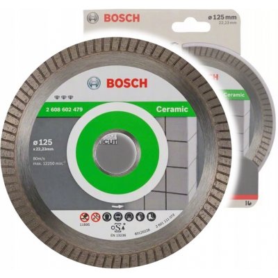 Diamantový řezný kotouč Bosch fi 125/22,23 mm – Zboží Mobilmania