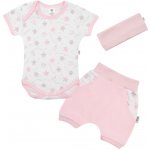 New Baby 3-dílná letní bavlněná souprava Perfect Summer baletka – Sleviste.cz