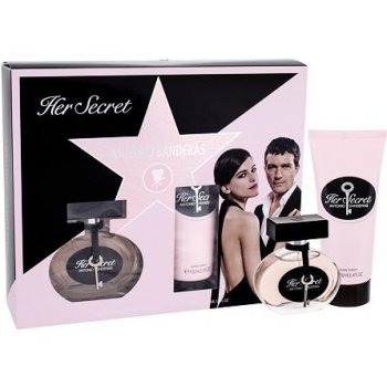 Antonio Banderas Her Secret EDT 50 ml + tělové mléko 100 ml dárková sada