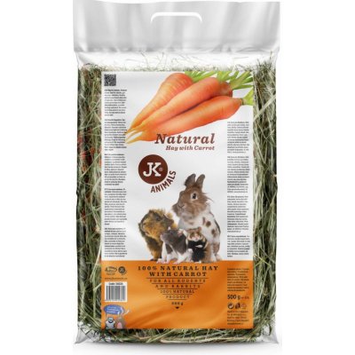 JK ANIMALS Přírodní seno Mrkev 0,5 kg – Hledejceny.cz