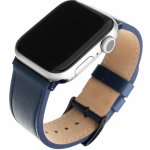 FIXED Leather Strap pro Apple Watch 42mm/44mm, modrý FIXLST-434-BL – Zboží Mobilmania