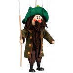 Mašek umělecká výroba Loutka dřevěná Krakonoš 20 cm – Zboží Dáma