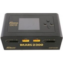 Gens Ace IMARS D300 G-Tech Channel AC/DC 300W/700W RC nabíječka baterií-EU černá