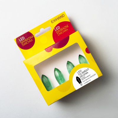 Exihand FILAMENT Blistr 4 ZELENÉ žárovky pro svícen 34V 0,2W – Hledejceny.cz