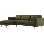 Micadoni Zelená sametová rohová pohovka Eden 286 cm levá – Zbozi.Blesk.cz