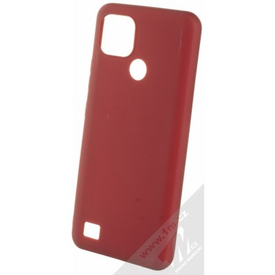 1Mcz Matt TPU ochranné silikonové Realme C21 tmavě červené – Zboží Živě