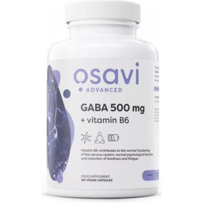 Osavi GABA 500 mg + Vitamin B6 120 rostlinných kapslí – Hledejceny.cz