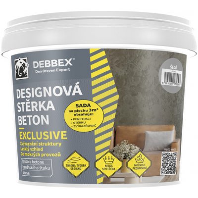 Den Braven 57140Q Designová stěrka BETON EXCLUSIVE 5 kg – Zboží Mobilmania