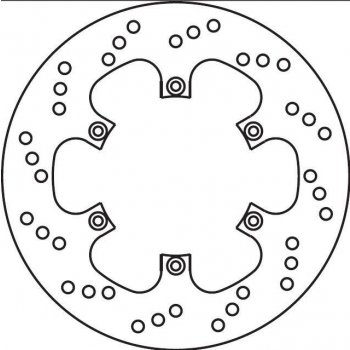 Brembo (Itálie) Zadní brzdový kotouč Brembo - BMW G 650 X Challenge, 650ccm - 07-09