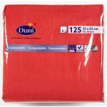 Duni ubrousky 33cm 2V červené 125ks – Hledejceny.cz