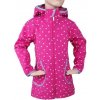 Dětský kabát Fantom dětský softshellový kabát růžový s reflexním potiskem srdíček