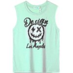 Chlapecké tričko bez rukávů zelinkavá – Zboží Dáma