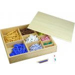 Montessori korálková krabice barevné schody 1-10 – Sleviste.cz