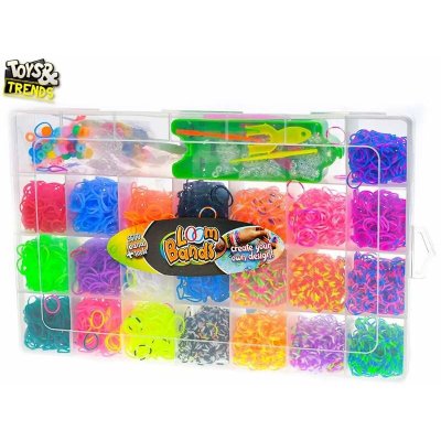 Toys Trends gumičky pro pletení náramků 5600ks velká sada v boxu – Zboží Mobilmania